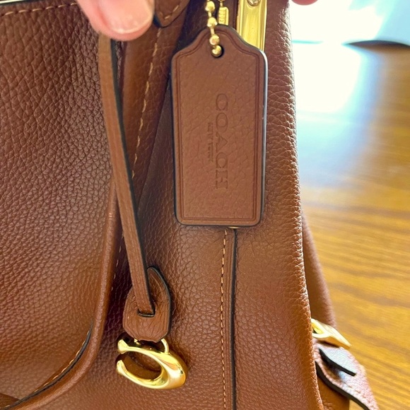 Coach Brown Leather Tote Bag - Picture 11 of 12